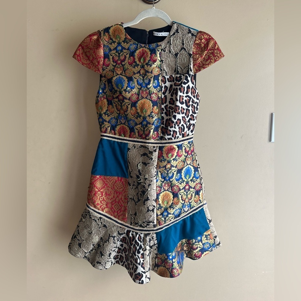 Alice + Olivia rapunzel patchwork dress - Picture 14 of 16